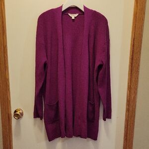 Purple Women's Cardigan Sweater
